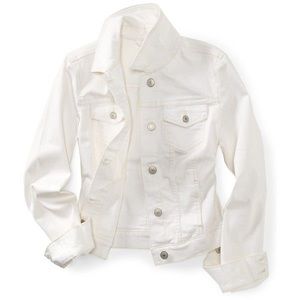 white denim jacket